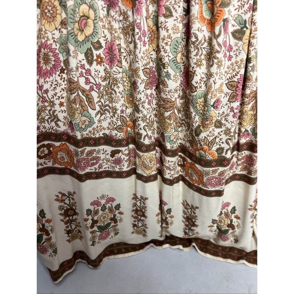 NATURAL LIFE Floral Sundress in Cream, Green & Rust - Picture 2 of 10